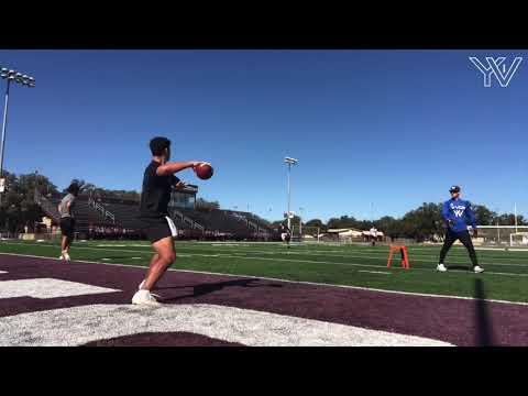 Video of Qb coach training- routes on air