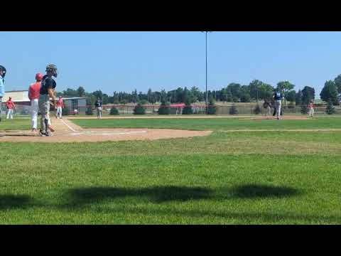 Video of 3 strikes, 2FB, 1 CB.
