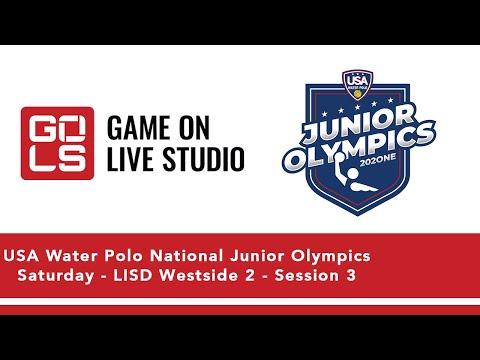 Video of USA Water Polo National Junior Olympics - Session 3 - Day 3 - Saturday, July 31 - LISD Westside 2 (Game 1 - Start :30 min Dark #7) (Game 2 - Start 7:36 White #7)