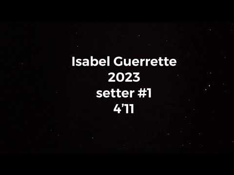 Video of Isabel Guerrette 2023 Setter Highlights 2021 Season