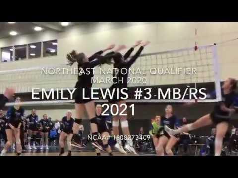 Video of Emily Lewis #3 | 2021 MB/RS | NorthEast National Qualifier | March 2020