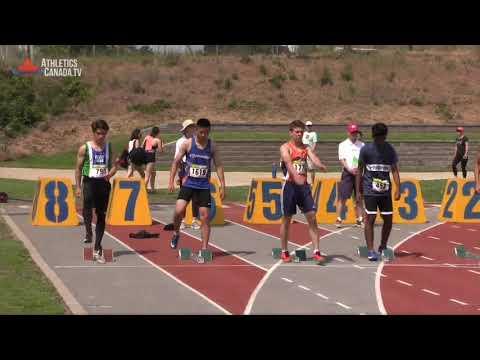 Video of Junior 100m Finals BC Provincials Championships