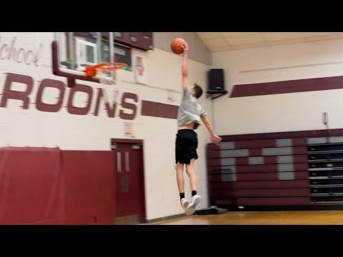 Video of DUNKING HIGHLIGHT REEL!! Dieterich 2024 Grad (Caleb Gephart) Throwing down Montage of Slams! #HOPS💪