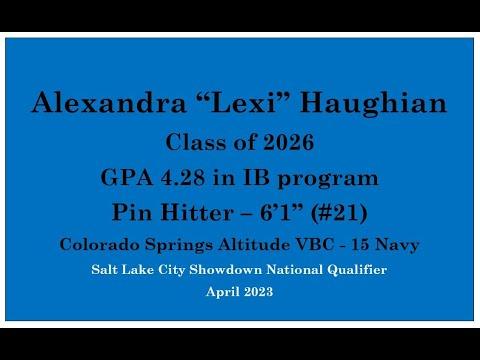 Video of Salt Lake City Showdown National Qualifier April 2023 - Lexi Haughian highlight reel