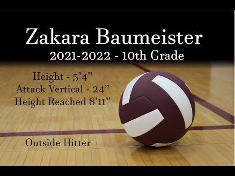 Video of Zakara Baumeister Fall 2021
