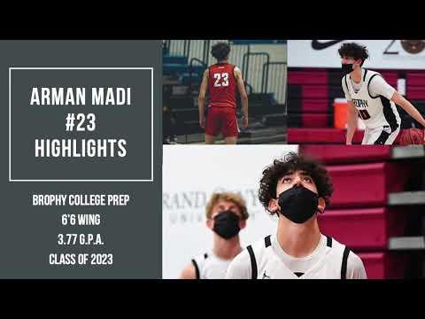 Video of Arman Madi (2023) Season Highlights - Brophy College Prep