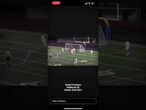 Video of Daniel Perdomo Waldwick HS Header Goal