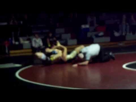 Video of Ryan Jurgens 26 second pin Senior Night 195