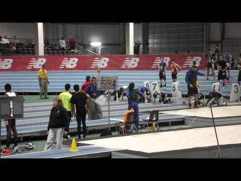 Video of New Balance Boise Indoor  60M Dash - 1/24/14 T. Robertson Lane 1