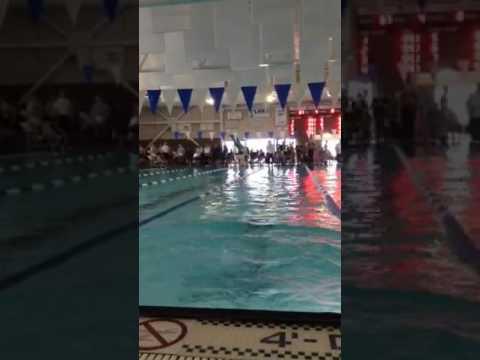 Video of 2017 MT State Championships 200 yard breaststroke final, lane 4