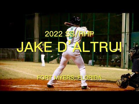 Video of Jake D’Altrui Recruiting Video - 2022 SS/RHP