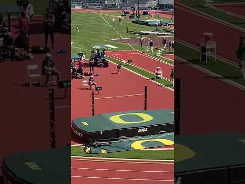 Video of   6’3 high jump at state