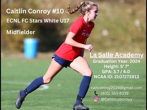 Video of Caitlin Conroy ECNL FC Stars (2024 Grad) 