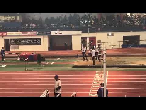 Video of 41 foot triple jump armory track