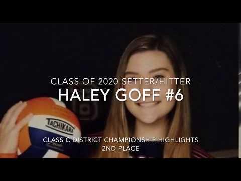 Video of Haley Goff (#6) District Highlights 11-1-18