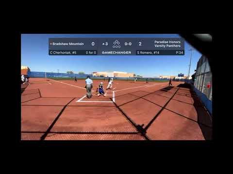 Video of Diving catch in center