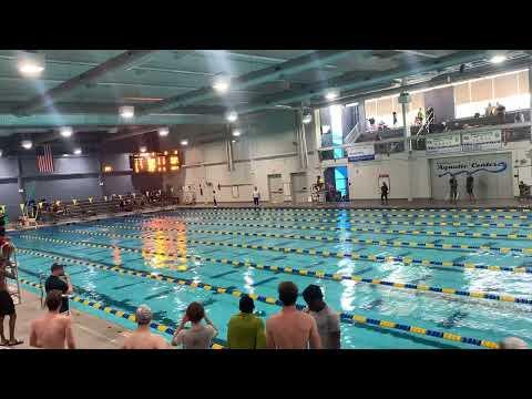 Video of Vito cappiello 15 year old. 1.10.18 100 meter Brest stroke. * 3rd from the top lane 3