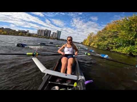 Video of 22 October 2023: Head of the Charles: Girls Mounties 2v8: CoxCam Maria Cummins-Astor