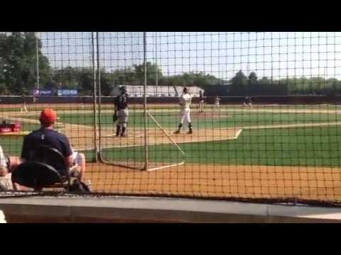 Video of Andrew Davis (LHP) Hitting a double 