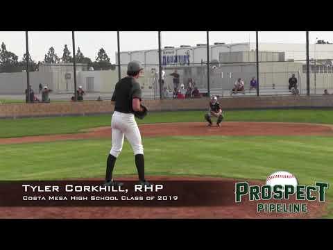 Video of Tyler Corkhill Prospect Video, RHP, Costa Mesa High School Class of 2019