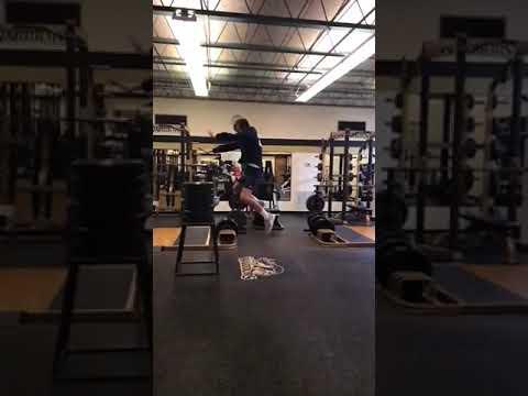 Video of 7 Plate Jump (45 lbs.)