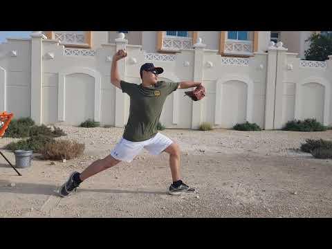 Video of Home Pitching Practice