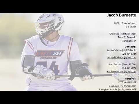 Video of Jacob Burnette 2022 Spring 2021 Highlights