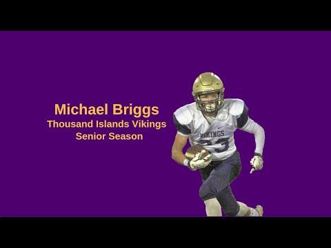 Video of Michael Briggs #23 RB/DB /2019 