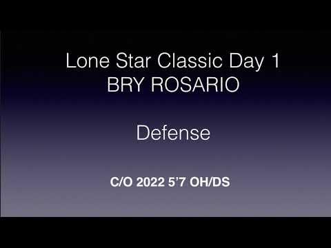 Video of Lone Star Classic Day 1 Defense