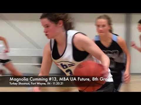 Video of Magnolia Cumming, MBA UA Future 8th Grade, Turkey Shootout 11.20.21