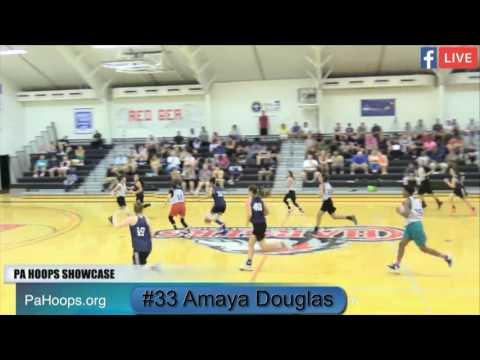 Video of Amaya Douglas, #33, College Showcase, 6/17