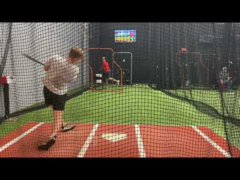 Video of Batting Practice, behind home plate view, 9/11/2021