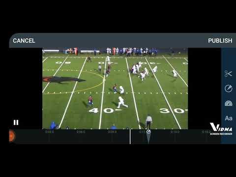 Video of Justis Harris Middle Linebacker 