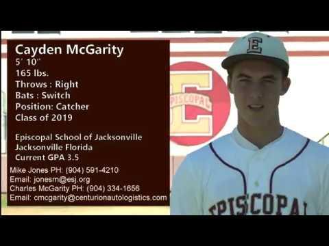 Video of Cayden McGarity Baseball Video