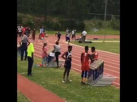 Video of 100m at Bryant sectional 