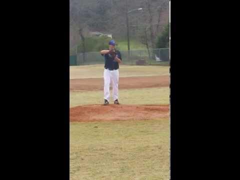 Video of Logan Exum pitching for High school Varsity team