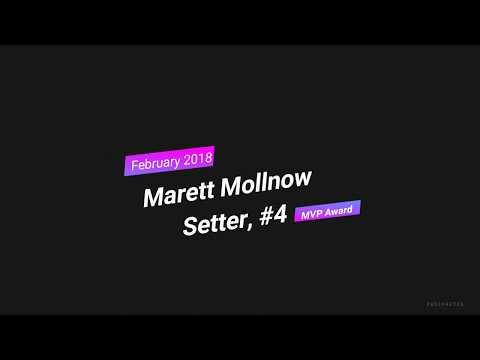 Video of Marett.Mollnow.#4.MVP.Setter.Navy.Gold.jersey.2.2018