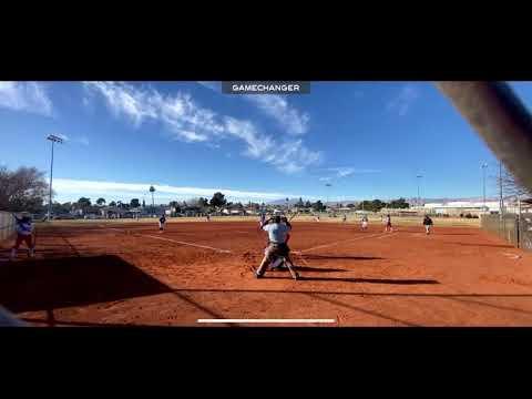 Video of 2 home runs / hitting and Fielding in CF 