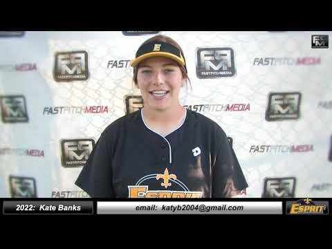 Video of 2022 Kate Banks Pitcher and First Base Softball Skills Video - Esprit Fastpitch