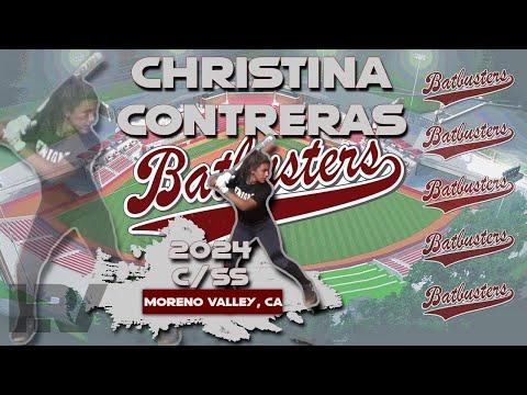 Video of 2024 Christina Contreras Catcher and Shortstop, Softball Skills Video - Batbusters