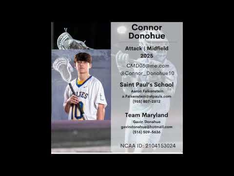 Video of Connor Donohue 2025 A|M / Sophmore Highlights