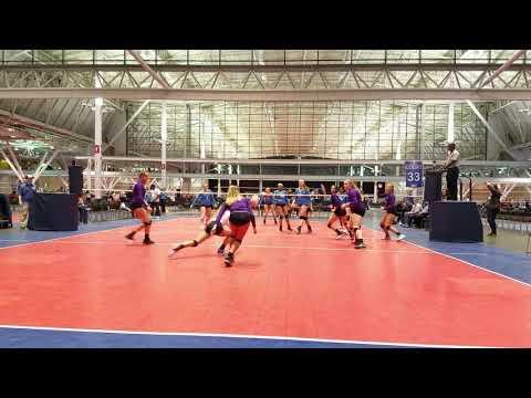 Video of Marissa Marzullo, #2 serve receive and two digs