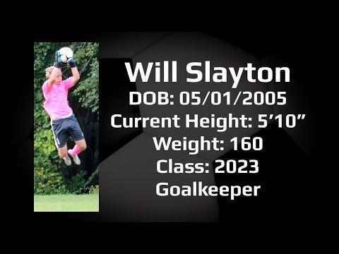 Video of Will Slayton Soccer Goalkeeper Highlight Film