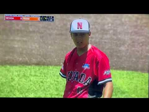 Video of Geico National HS Baseball Championship-Bryce McKnight pitching June 2023