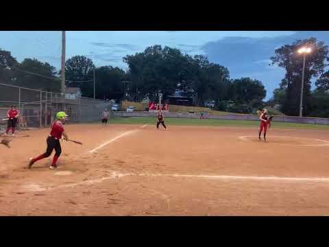 Video of kierston throws strike 3 batter out