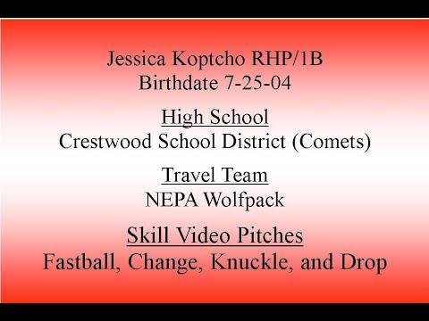 Video of Jessica Koptcho Pitching Skills Video