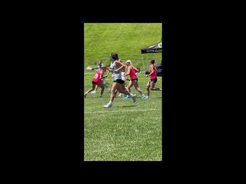 Video of Piper Lewis / Western Shootout / White #62 Pink/Red Cleats