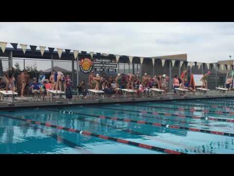 Video of brianna's 100 butterfly league finals. lane 4