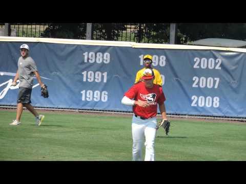 Video of Ellis Johnson fielding Drills at Monmouth University Baseball Division I "Prospects Camp"