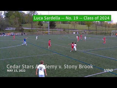 Video of Luca Sardella -- No. 19 -- Class of 2024 (May 5, 2022)